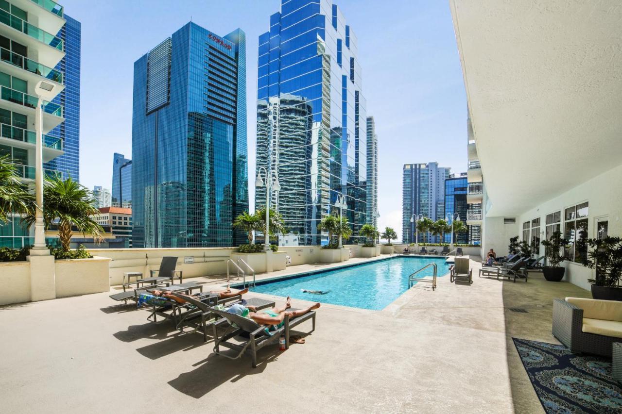 Downtown Brickell Bay & Pool View 4 Bedrooms Apartamento Miami